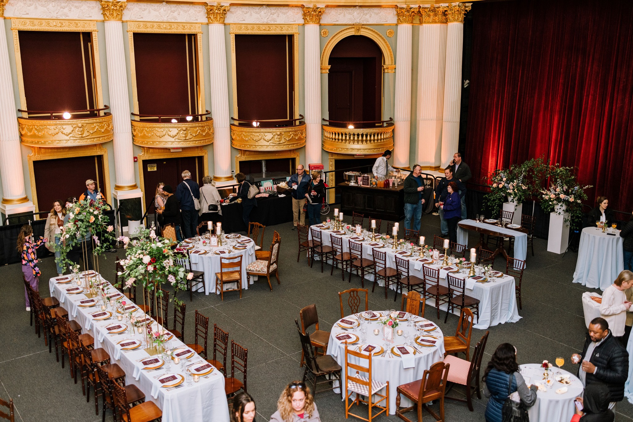 upscale corporate event decor